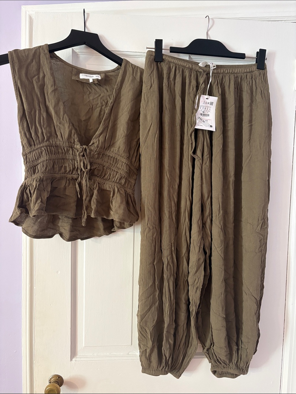 Pull & Bear Green Set